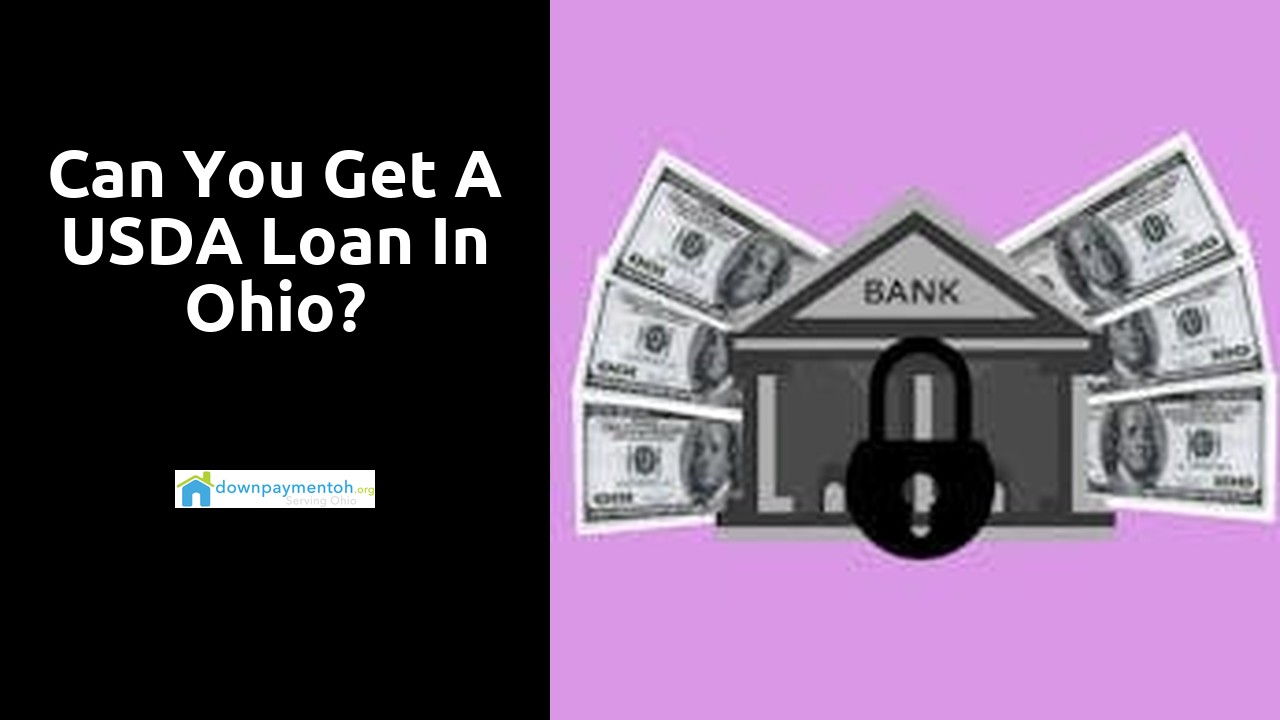 Can you get a USDA loan in Ohio?