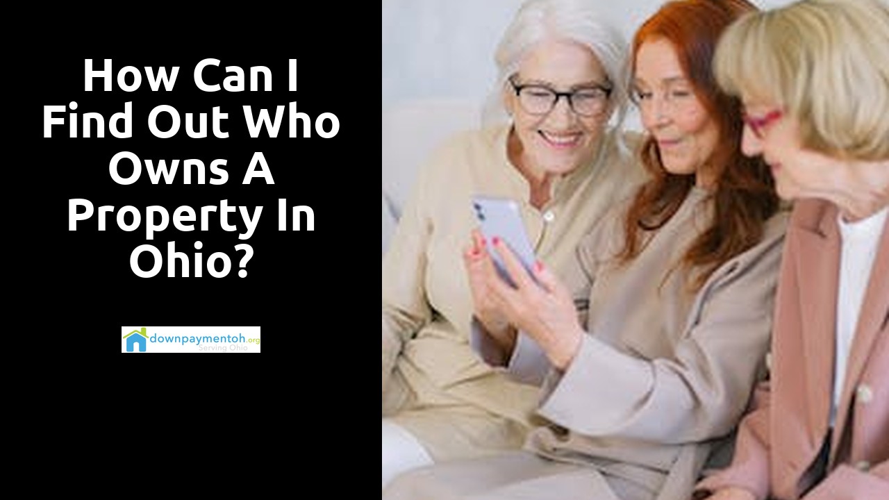 How can I find out who owns a property in Ohio?