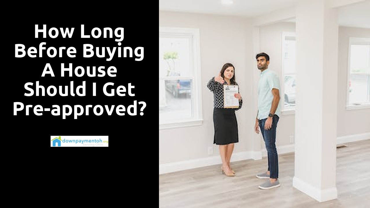 How long before buying a house should I get pre-approved?