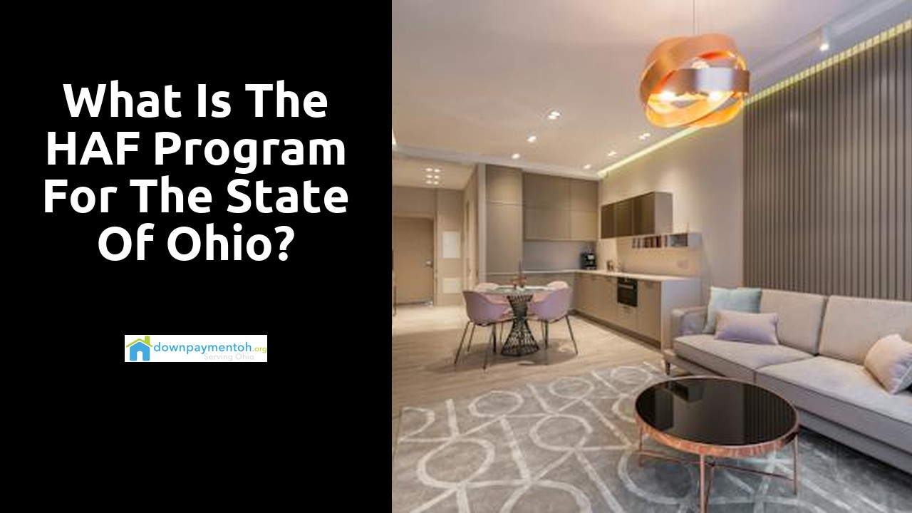 What is the HAF program for the state of Ohio?