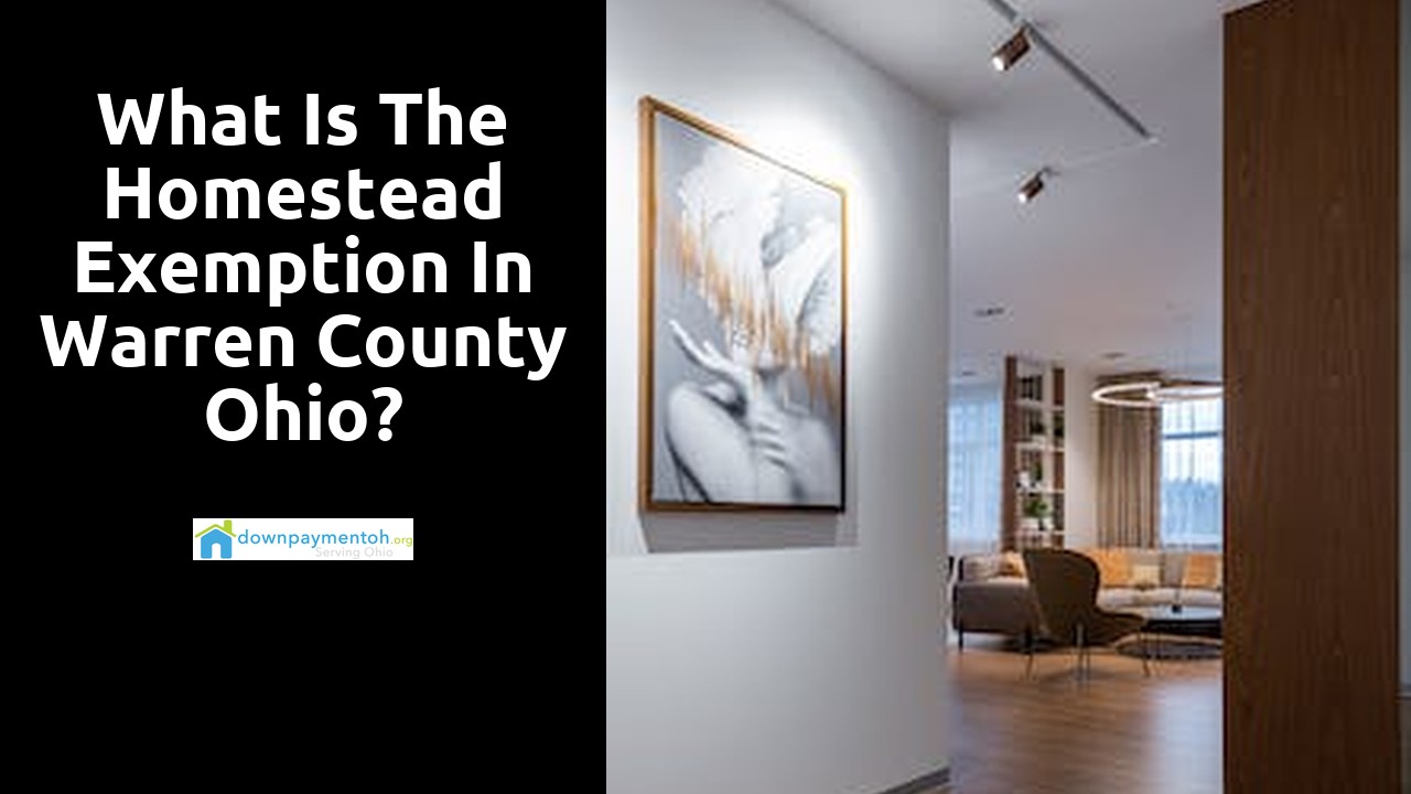 What is the homestead exemption in Warren County Ohio?